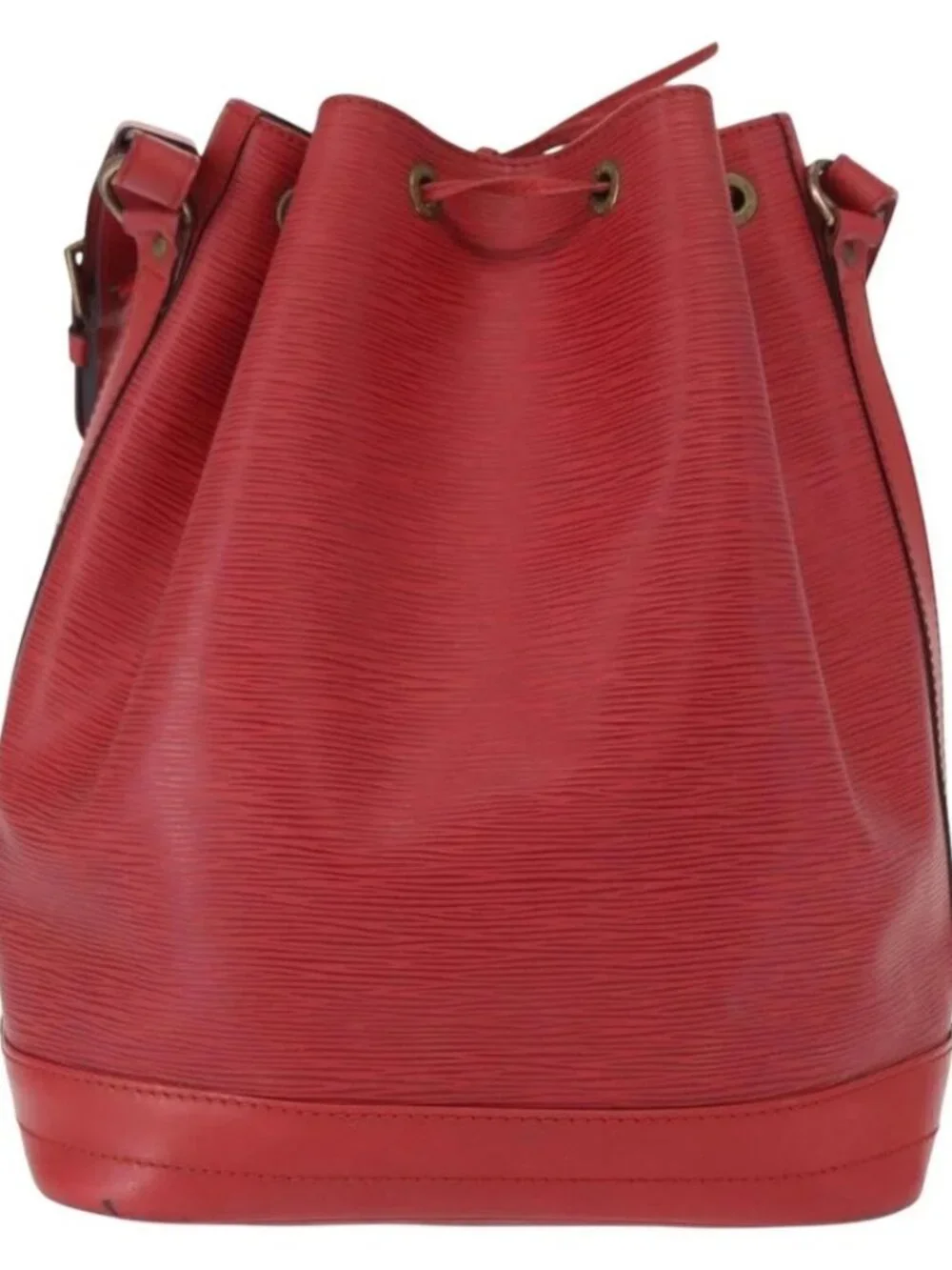LOUIS VUITTON Epi Noe Shoulder Bag Red M44007 LV Auth 162058 - Picture 3 of 16